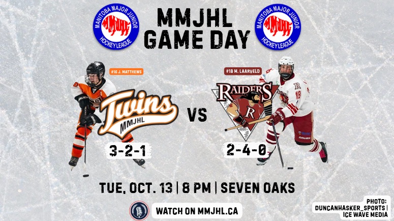 Streaming LIVE Tonight -- Twins @ Raiders JHC