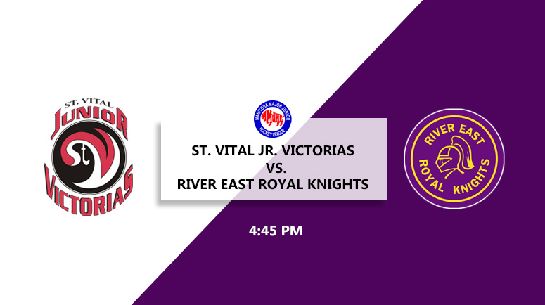 River East Hosts St. Vital in Sunday Matchup at River East Arena River East Hosts St. Vital in Sunday Matchup at River East Arena