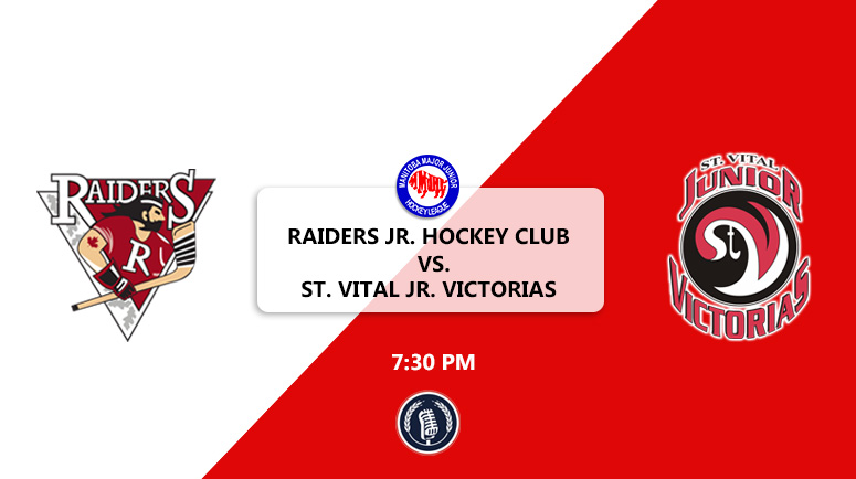 Raiders Visit St. Vital in Search of Crucial Points Raiders Visit St. Vital in Search of Crucial Points