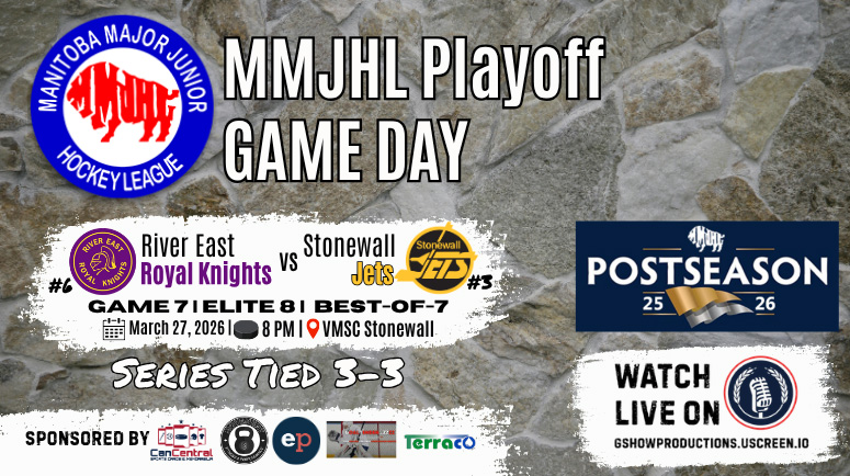 Watch Live, Game 7 - River East Royal Knights at Stonewall Jets