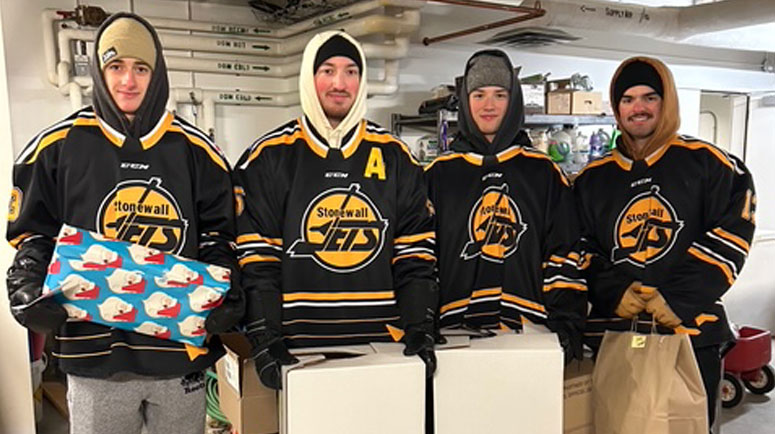 Stonewall Jets Helping Their Community