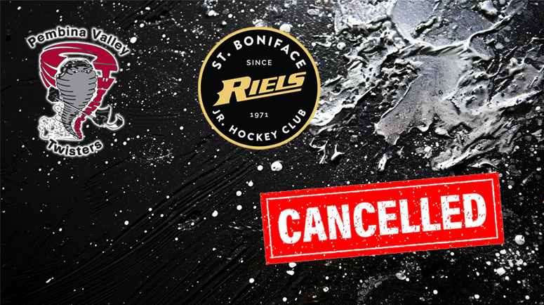 Game Cancelled Between Pembina Valley and St. Boniface