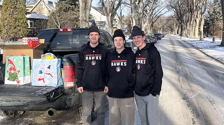 Charleswood Hawks Christmas Cheer Board 2023