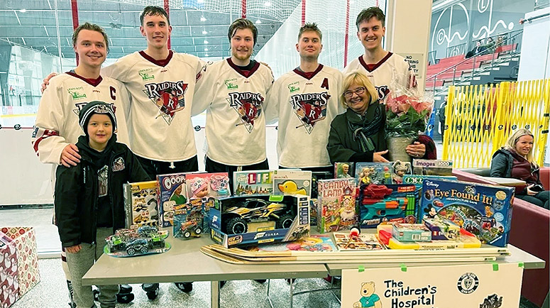 Raiders Children Hospital Christmas Toy Drive