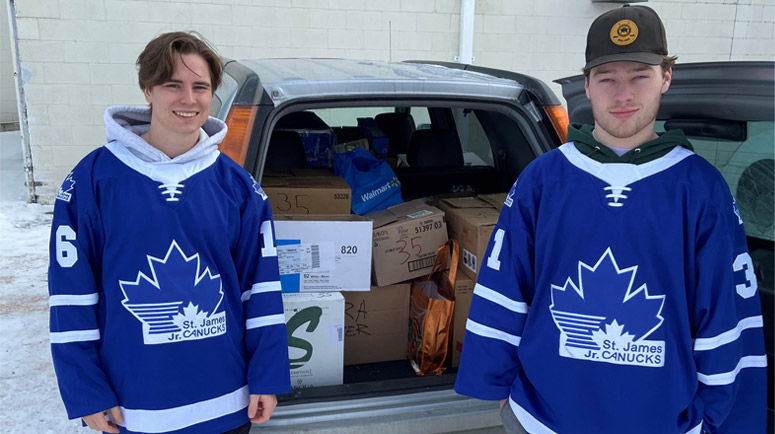 St. James Jr. Canucks Xmas Hampers 2023