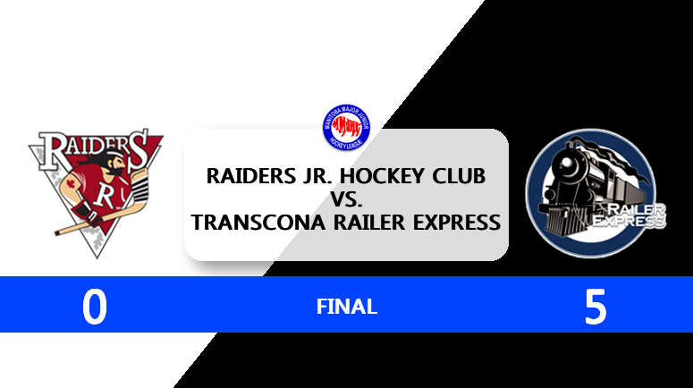 Railer Express Blank the Raiders 5-0 in Game 1