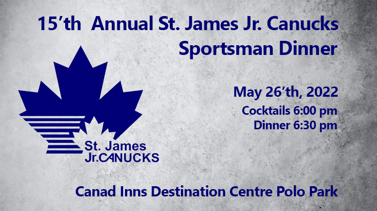 15th Annual St. James Jr. Canucks Sportsman Dinner